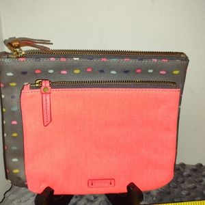 Fossil 2 pouch set